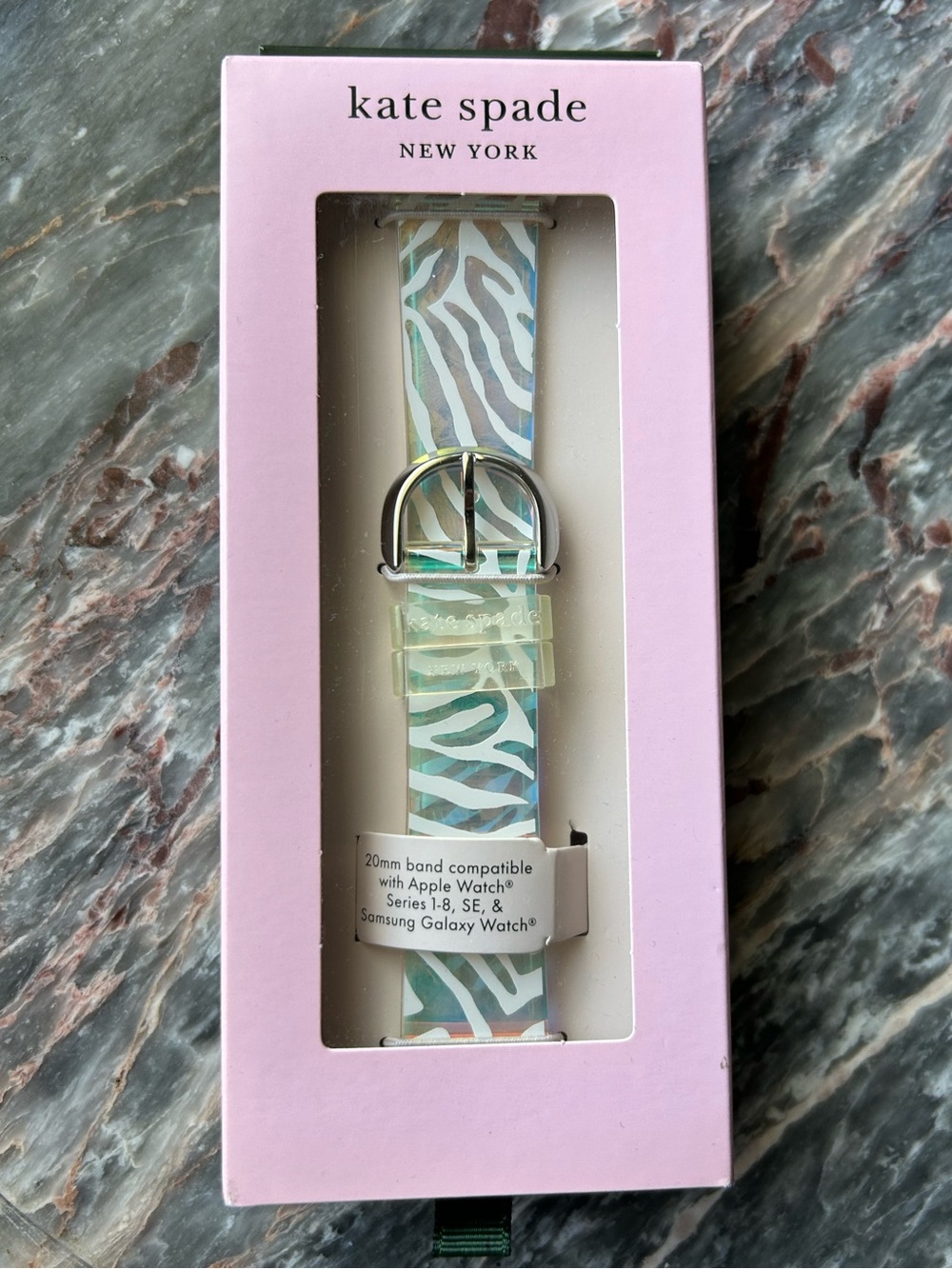 kate spade Zebra-Print Apple or Samsung Watch Band